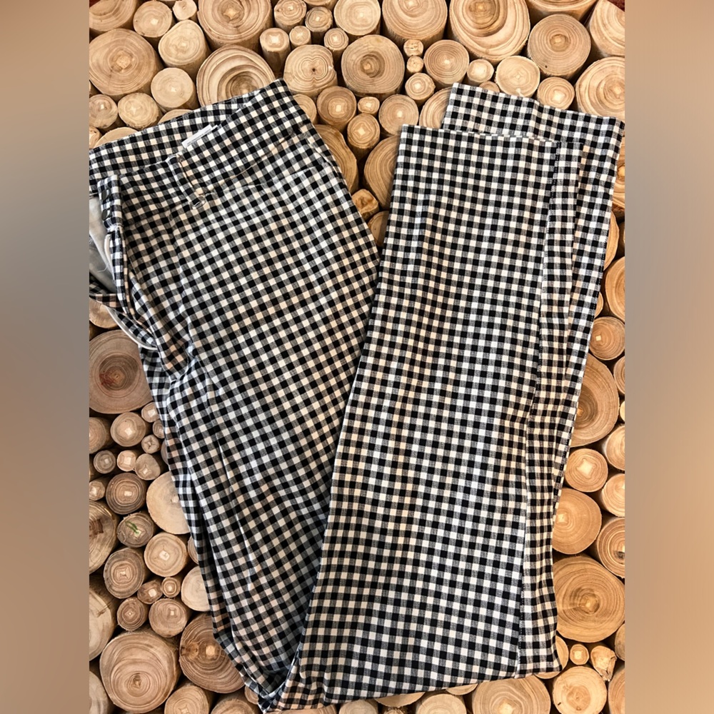Checkered Pixie High Rise Pants